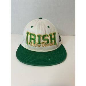 Vintage Notre Dame Irish Snapback Logoman Stitched Top of the World NCAA License